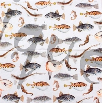 Serviette fish of the sea