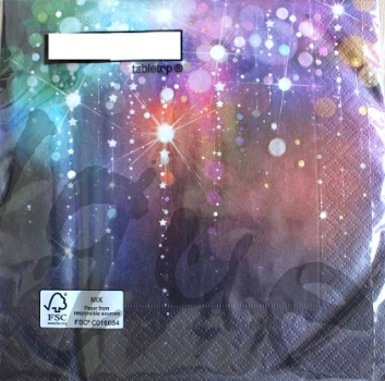 Serviette purple rain