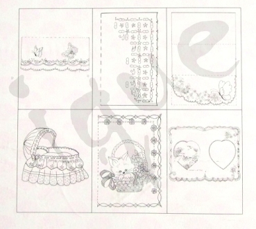 Preview: Pergamano Vorlagen (A-2)