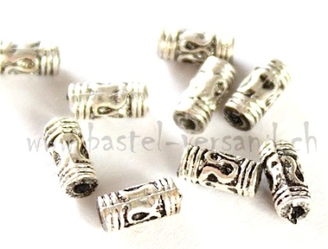 Metallperle 7mm altsilber