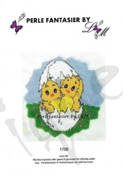 Preview: Perlefantasier 1706 Kükendecke ca. 20cm