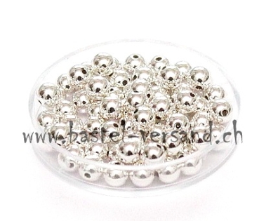 Wachsperle 5mm silber