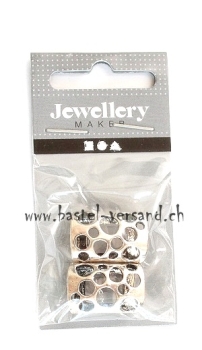 Metallperle silberfarbig (2Stk.)