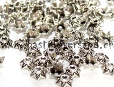 Perlkappe Stern für 6mm Perle