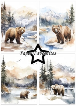 Preview: Paper Favourites A5 Winter Scene