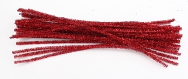 Chenilledraht (Pfeifenputzer) 6mm rot