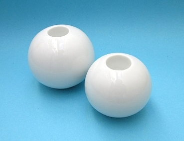 Porzellan Kugelkerzenhalter