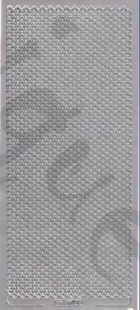 Sticker Punkte oval (215) silber