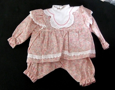 Puppenkleid rosa für 40cm Puppe