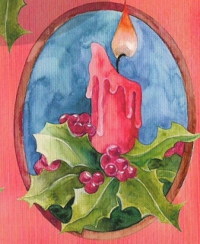 Preview: 3D Schnittbogen Kerzen