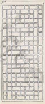 Sticker transparent viereck und quadrate silber