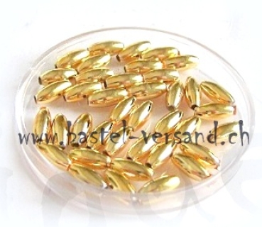 Reiskorn (Olive) 6mm gold