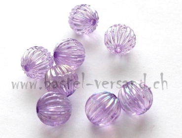 Rillenperle 10mm lila