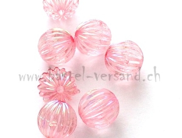 Rillenperle 10mm rosa