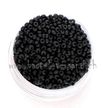 Rocailles-Perlen 2,5mm schwarz