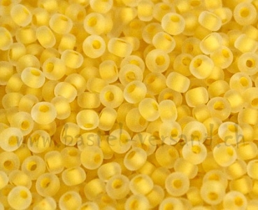 Rocailles-Perlen 9/0 gefrostet hellgelb 3093