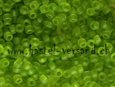 Rocailles-Perlen 9/0 gefrostet hellgrün 3055