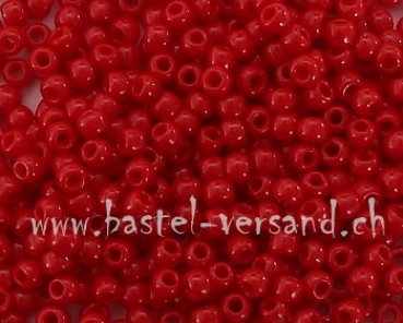 Rocailles-Perlen 11/0 rot 45A