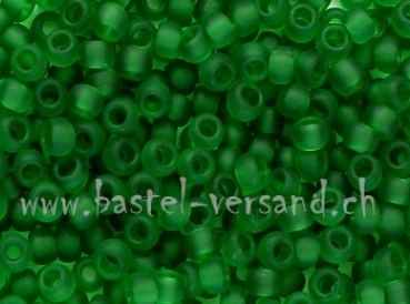 Toho Rocailles-Perlen 9/0 grün gefrostet 544