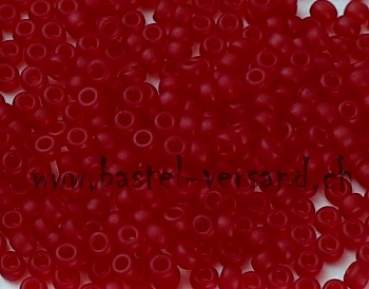 Rocailles-Perlen 9/0 gefrostet rot 3060