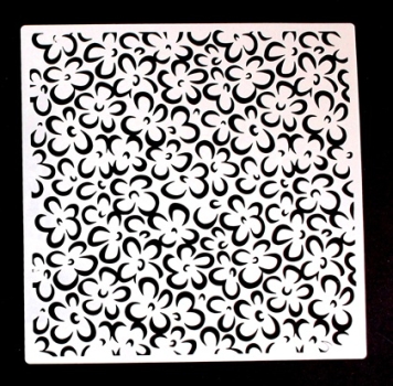 Schablone Blumen 1
