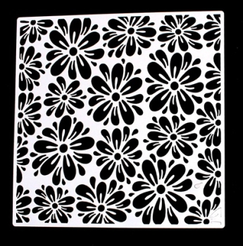 Schablone Blumen 2