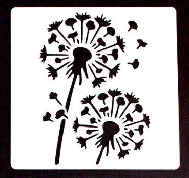 Schablone Pusteblume 2