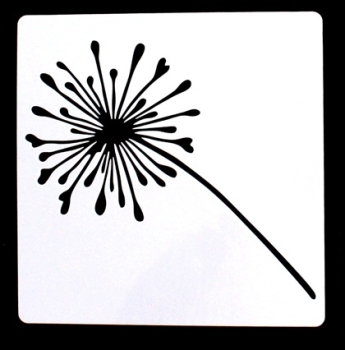 Schablone Pusteblume 3