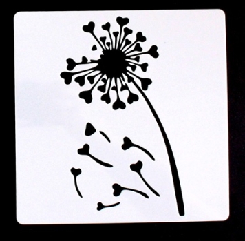 Schablone Pusteblume 4