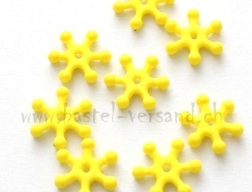 Schneestern 15mm gelb