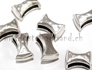 Metallschlaufteil Rechteck ca. 14 x 9mm