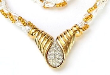 Preview: Zierverschluss goldfarbig