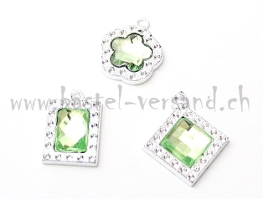 Preview: Schmuckstein Anhänger Stein grün