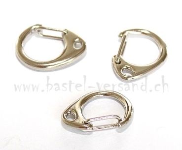 Schnappkarabiner silberfarbig