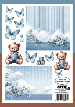 Schnittbogen Bärli blau