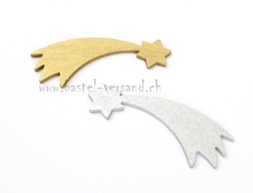 Schweifstern (Holz) gold