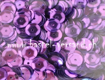 Schüsselpailletten 6mm lila