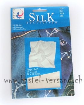 Seidentuch 90x90cm pongé 5