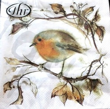 Serviette red robin