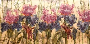 Serviette decoratve iris