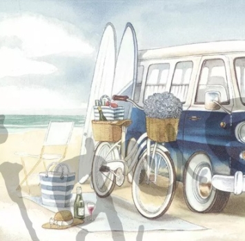 Serviette chill after surfing