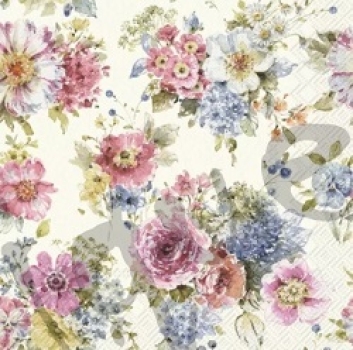 Serviette garden flower