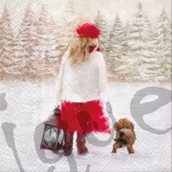 Serviette winter walk