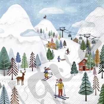 Serviette winter joy