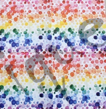 Serviette colourful dots