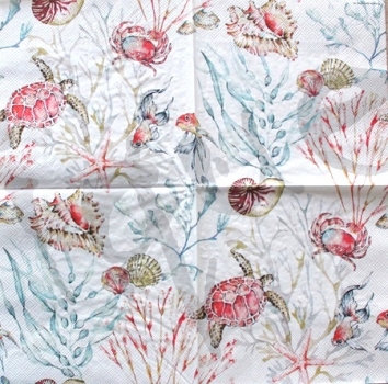 Serviette sea animals