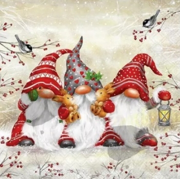 Serviette three dwarfs