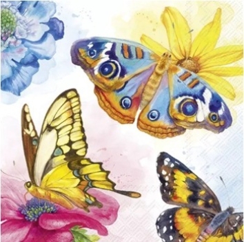 Serviette garden beauties