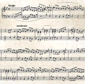 Serviette sheet music