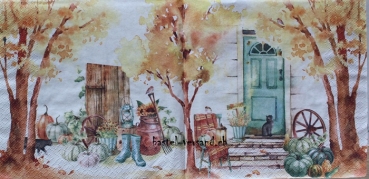 Serviette thankful autumn